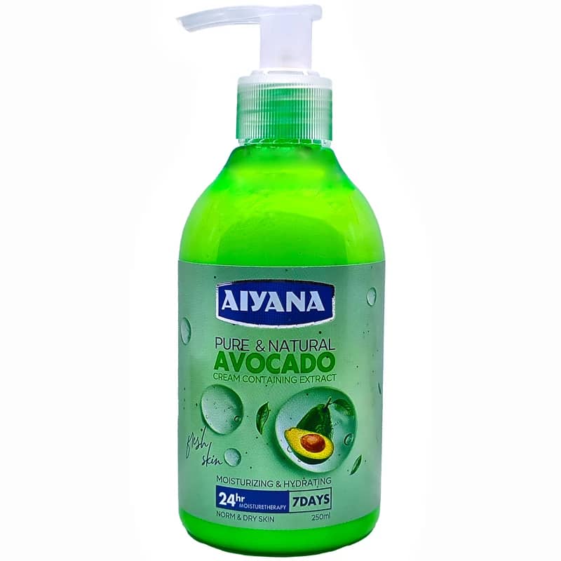 کرم مرطوب کننده و آبرسان پمپی برند آیانا