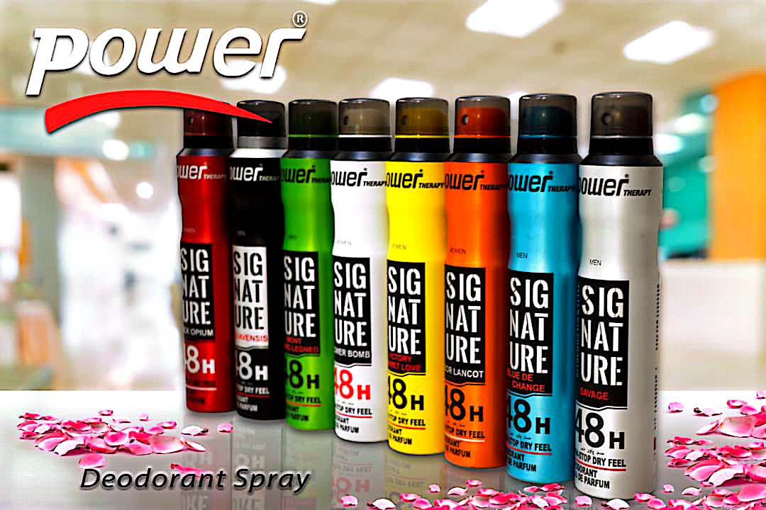 اسپری بدن قوطی فلزی برند پاور