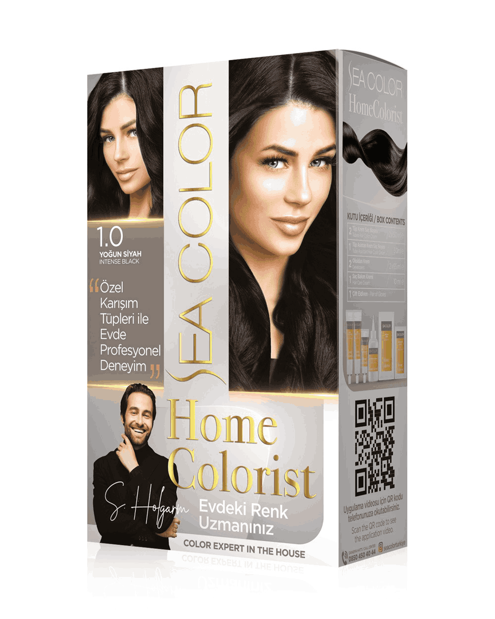 پکیج کامل رنگ موی هوم کلریست برند سی کالر