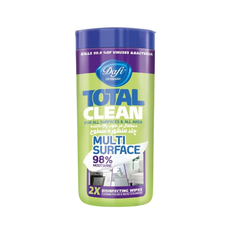 دستمال مرطوب تمام سطوح برند دافی