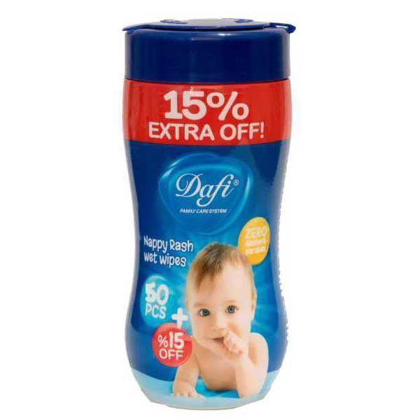 دستمال مرطوب قوطی دار کودک برند دافی