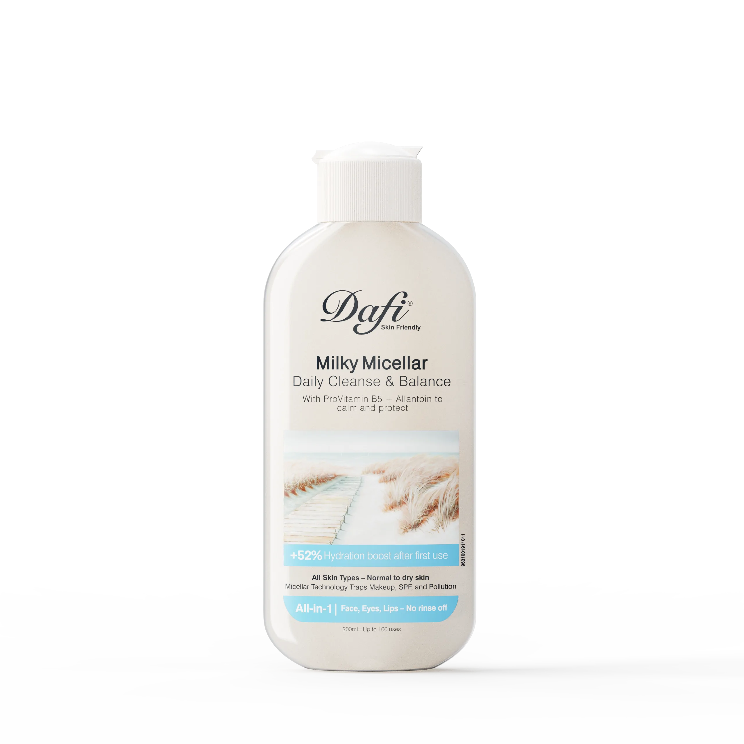 محلول آرایش پاک کن صورت شیری رنگ برند دافی