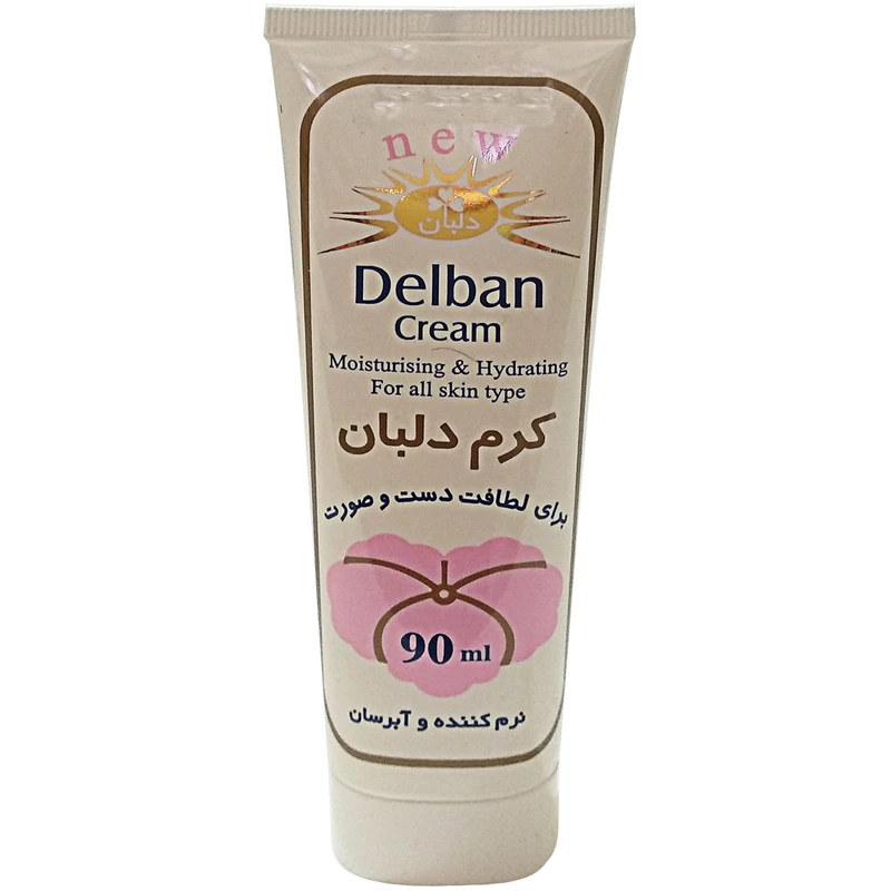 کرم مرطوب کننده تیوپی برند دلبان 
