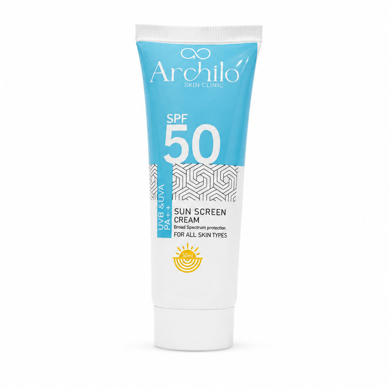 کرم ضد آفتاب spf50 برند آرچیلو