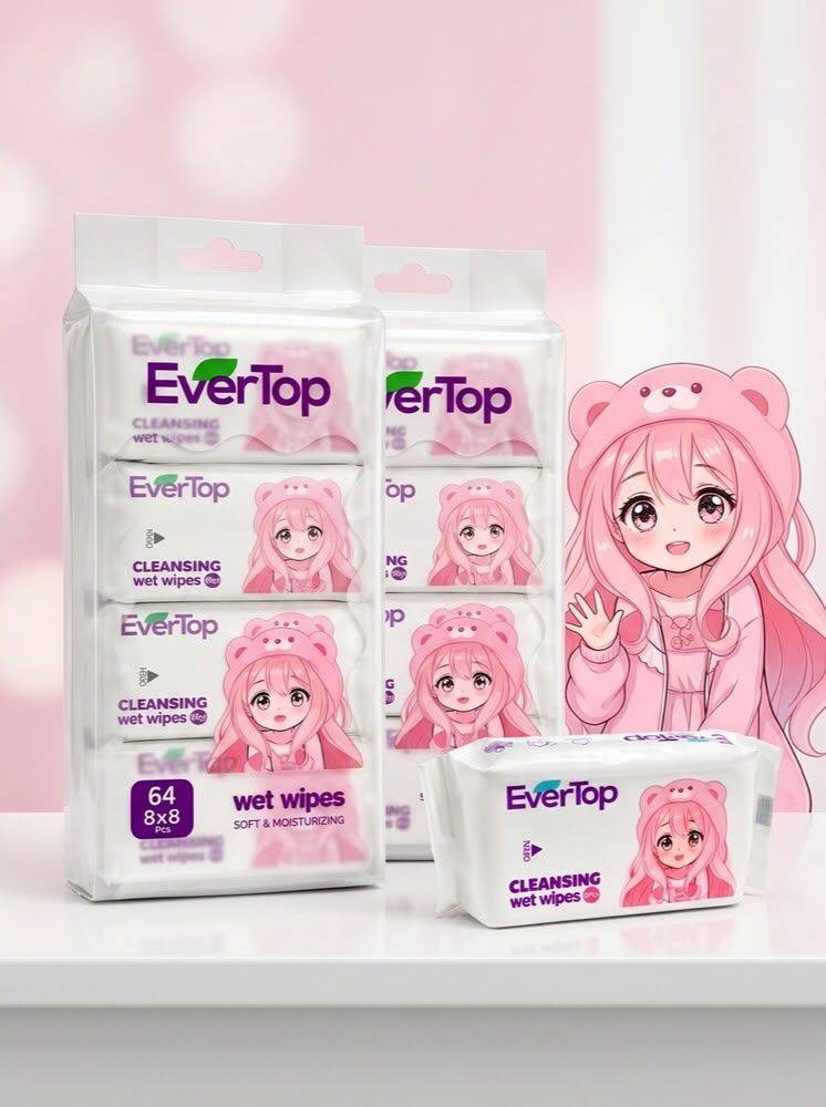 دستمال مرطوب مینی دست و صورت برند اورتاپ