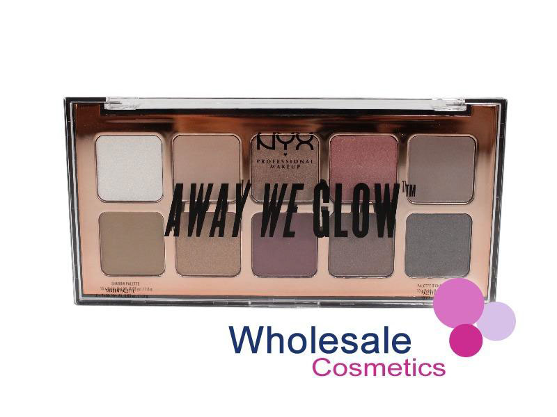 پالت سایه چشم حرفه ای مدل Away We Glow برند نیکس (NYX) 