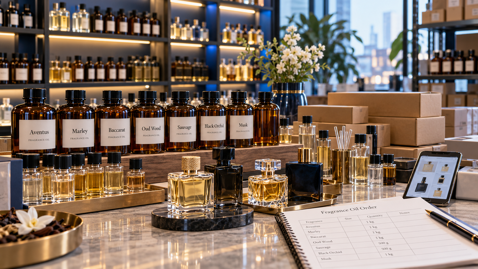 خرید عمده اسانس برای عطرفروشی؛ راهنمای انتخاب رایحه برای عطرسازی فروشگاهی